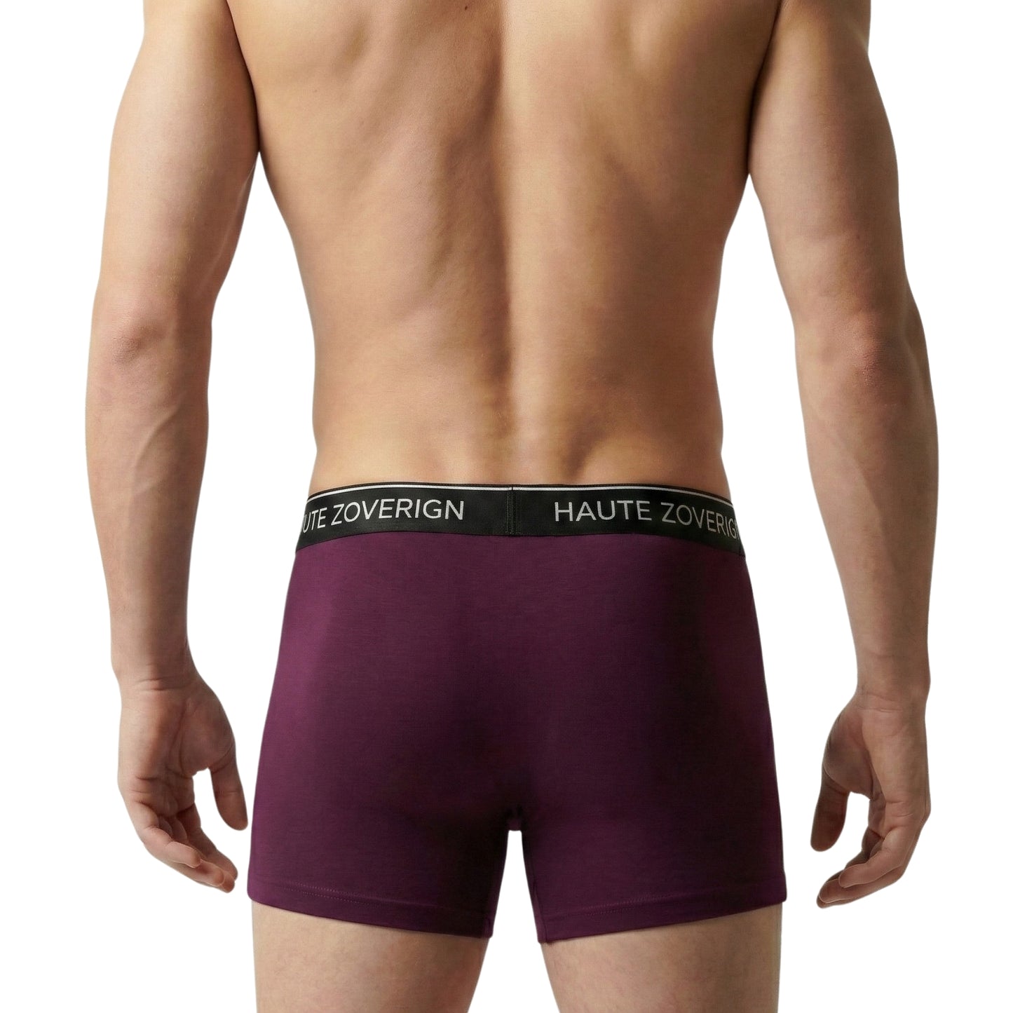 Haute Zovereign Burgundy Men’s Cotton Trunk - Soft Cotton Daily Wear