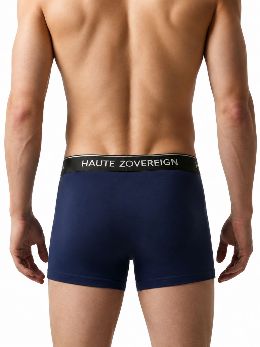 Haute Zovereign Men’s Cotton Trunk - Pack of 3 (Burgundy, Grey & Navy Blue)