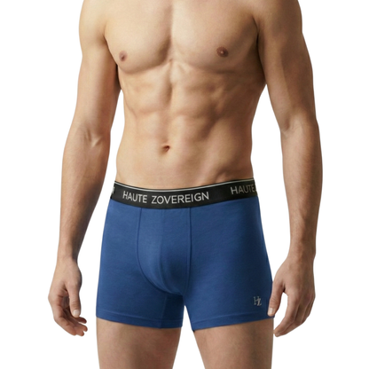 Men’s Modal (Viscose) Trunk - Navy Blue | Stretch Underwear | Haute Zovereign
