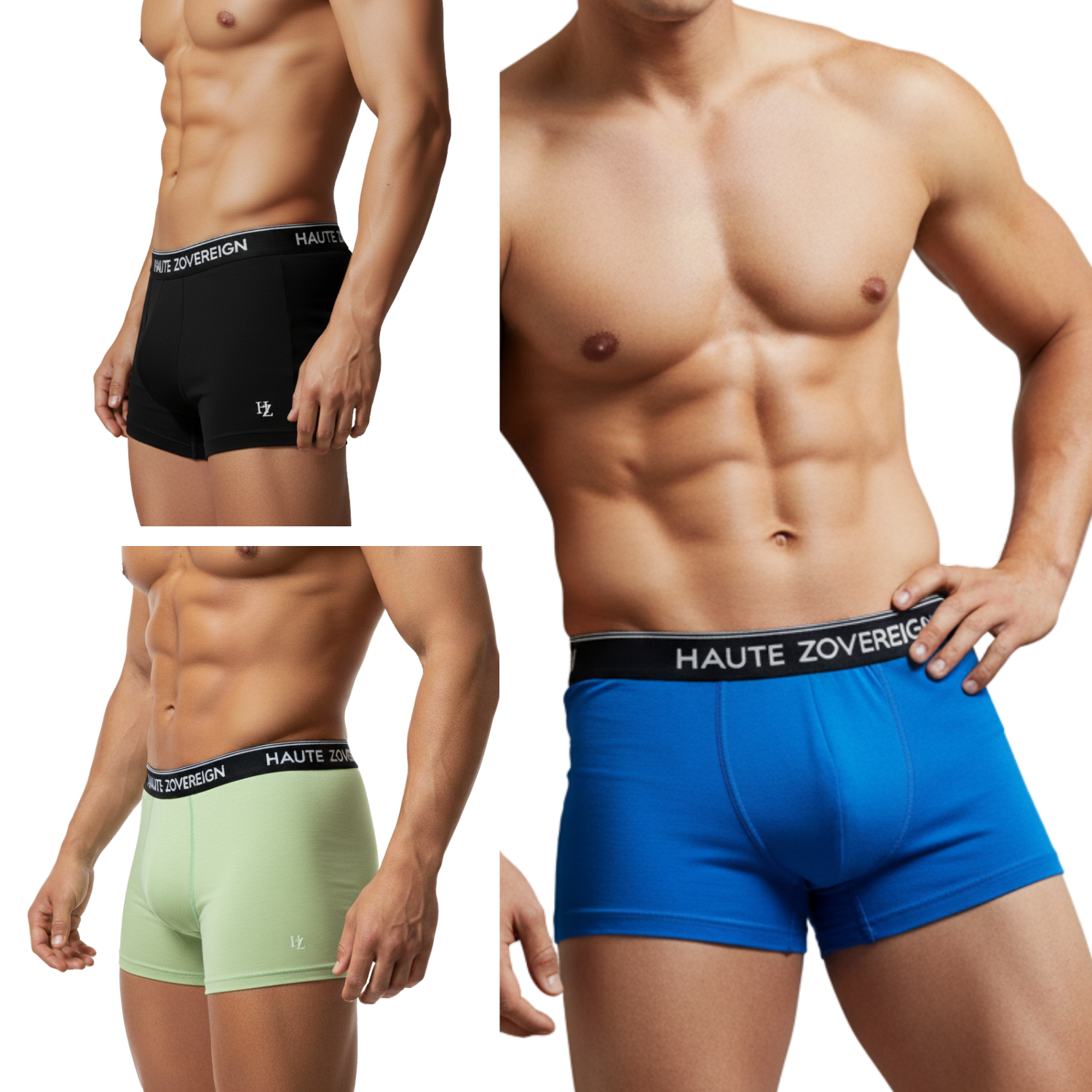 Mens modal underwear pack of 3