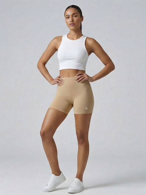 Breathable Cotton Boyshorts for Women – Lightweight & Skin-Friendly (Skin) | Haute Zovereign