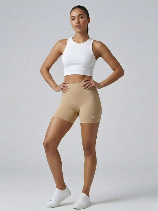 Breathable Cotton Boyshorts for Women – Lightweight & Skin-Friendly (Skin) | Haute Zovereign