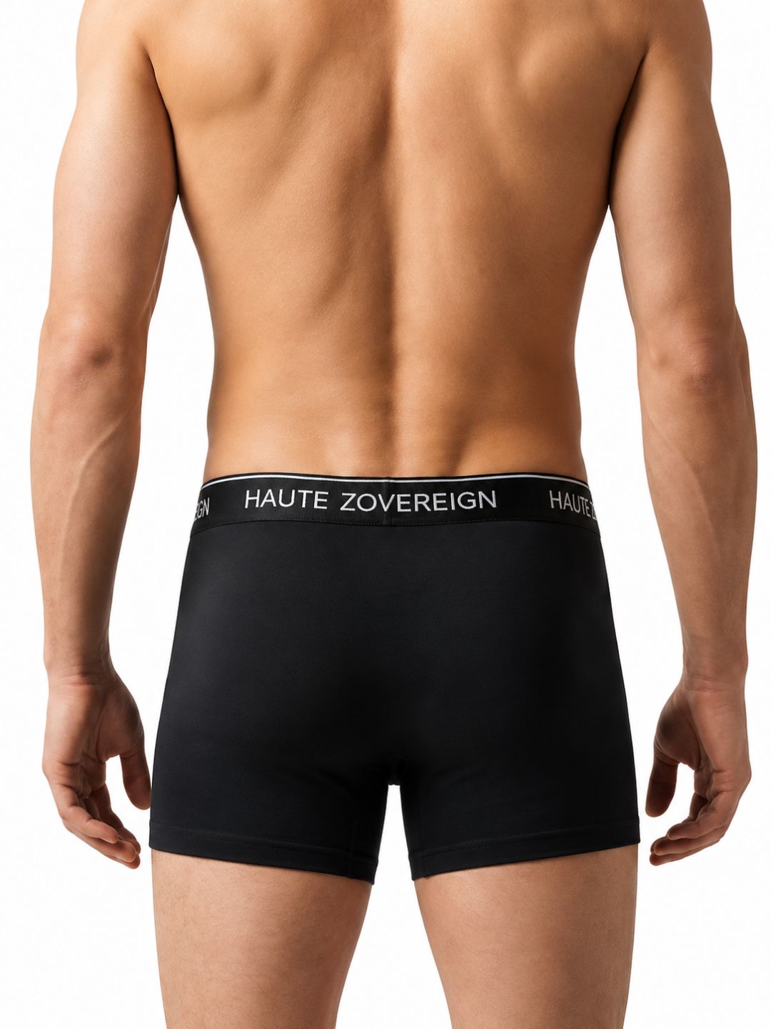 Haute Zovereign Men’s Cotton Trunk - Pack of 3 (Navy Blue, Grey & Black)