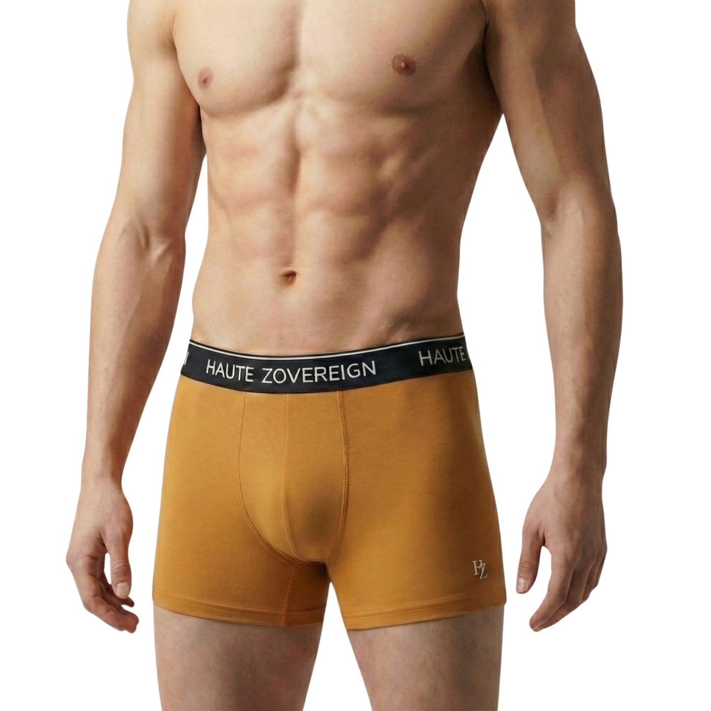 Haute Zovereign Brown Men’s Cotton Trunk - Premium Breathable Comfort