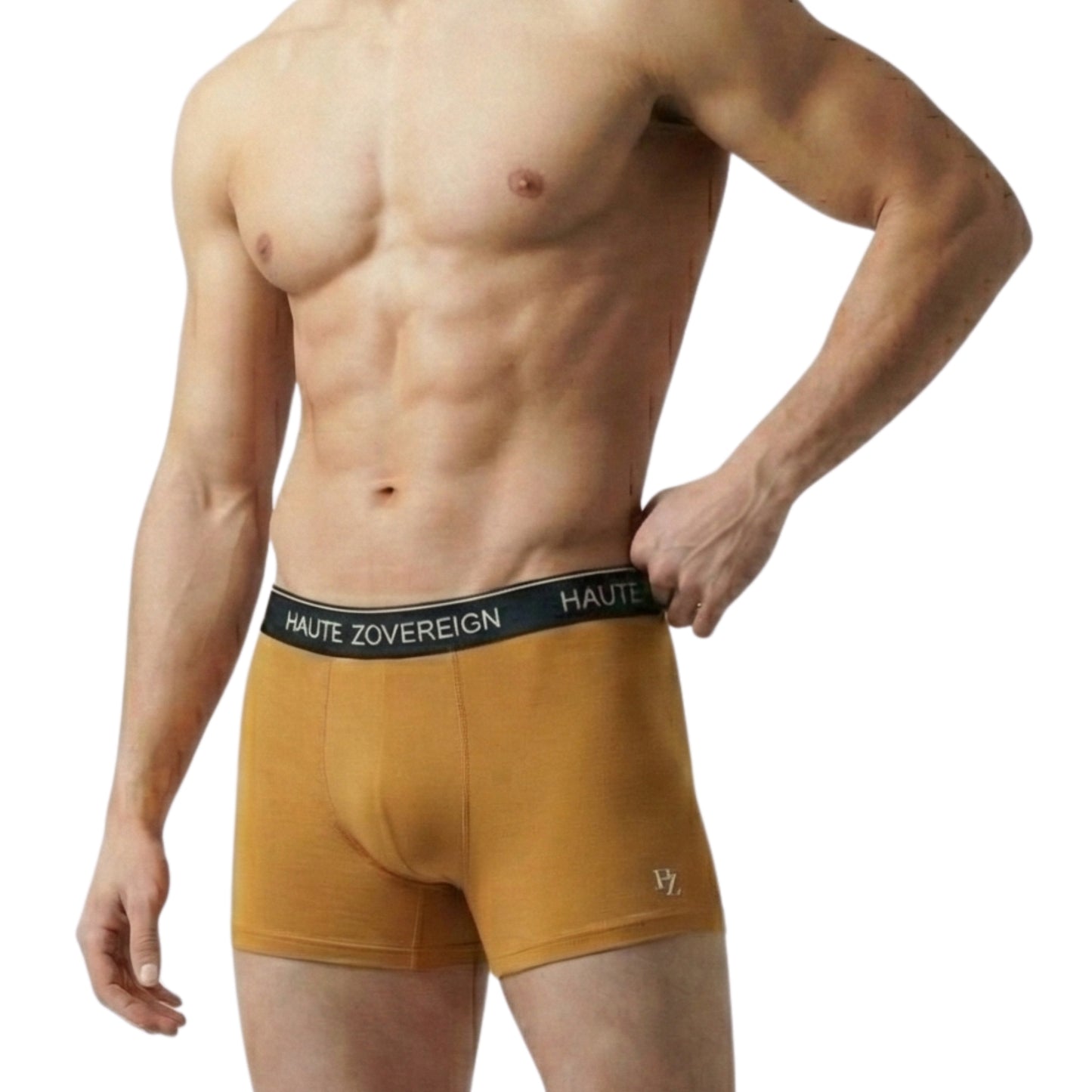 Haute Zovereign Brown Men’s Cotton Trunk - Premium Breathable Comfort