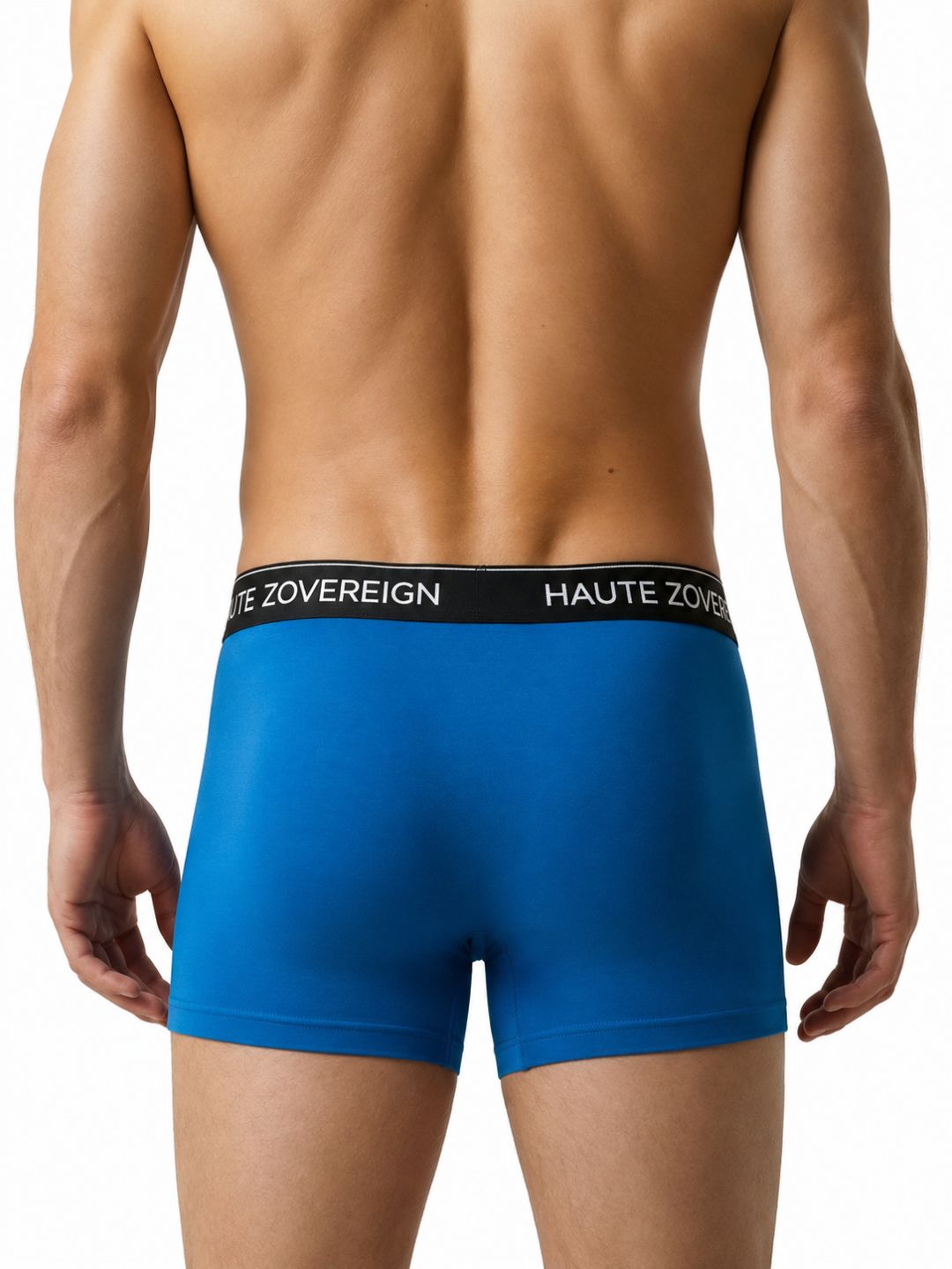 Men’s Modal (Viscose) Trunk - Pack of 3 | Pista Green + Dark Maroon + Turquoise Blue | Haute Zovereign