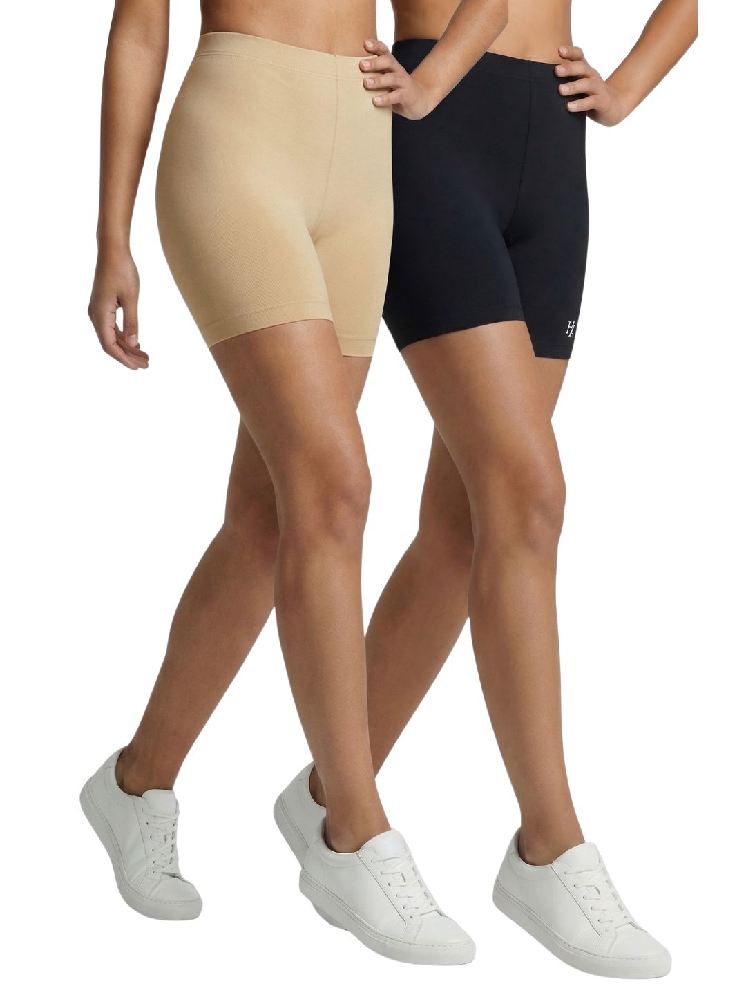 Best Cotton Boyshort Panties for Women 2 Pack (Skin, Black) | Haute Zovereign